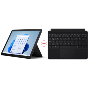 Surface Go 3 Schwarz 10" FHD 6500Y 8GB/128GB SSD Win11 S 8VA-00018 + TC Black