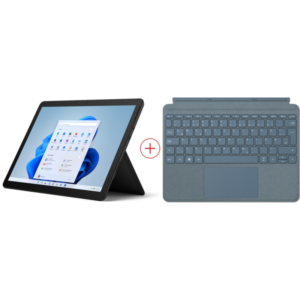 Surface Go 3 Schwarz 10" FHD i3 8GB/128GB SSD LTE Win11 S 8VH-00017 + TC Blau