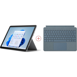 Surface Go 3 Platin 10" FHD i3 8GB/128GB SSD Win11 S 8VC-00003 + TC Blau