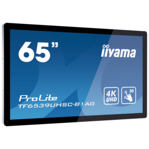 iiyama ProLite TF6539UHSC-B1AG 165cm (65") 4K UHD Touch Monitor HDMI/DP/VGA