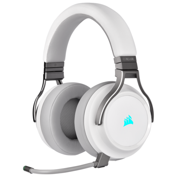 Corsair Virtuoso RGB Wireless Hi-Fi 7.1 Surround Gaming Headset Weiss