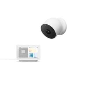 Google Nest Cam - Outdoor oder Indoor mit Akku & Google Nest Hub