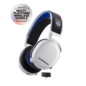 SteelSeries Arctis 7P+ Kabelloses Gaming Headset für PlayStation 5 weiß