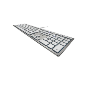Cherry KC 6000 Slim Keyboard USB silber JK-1600DE-1