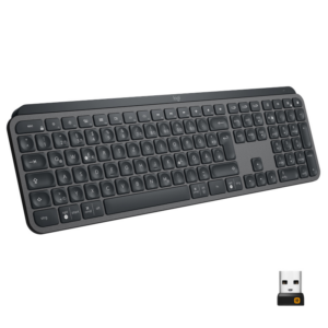 Logitech MX Keys Advanced Illuminated Kabellose Tastatur Graphite