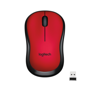 Logitech M220 Silent Kabellose Maus Rot