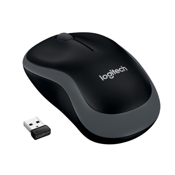 Logitech M185 Kabellose Maus Grau