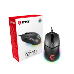 MSI Clutch GM11 Gaming Maus Schwarz