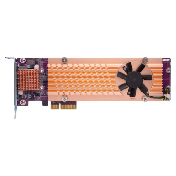 QNAP QM2 Card QM2-4P-384A Quad-M.2-2280-PCIe-SSD Erweiterungskarte