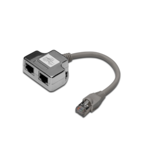 DIGITUS CAT5e 2x RJ45 auf 1x RJ45 Patchkabel Adapter Splitter