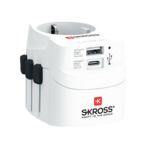 SKROSS Pro Light USB World (AC) USB-C Reiseadapter 1302472
