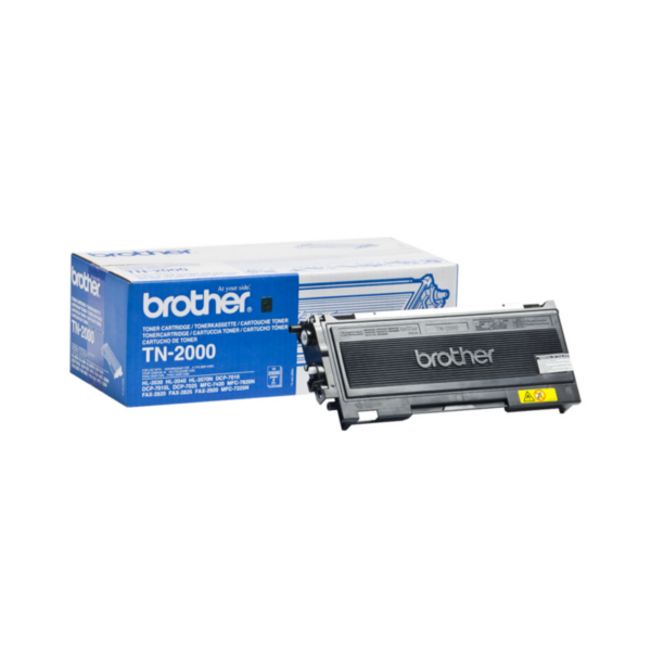 Brother TN-2000 Original Toner Schwarz für ca. 2.500 Seiten