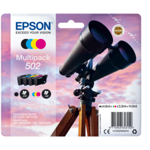 Epson C13T02V64010 Druckerpatronen Multipack 502 (BK