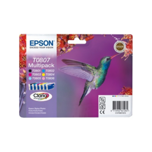 Epson Druckerpatronen Multipack T0807 / C13T08074011 (BK