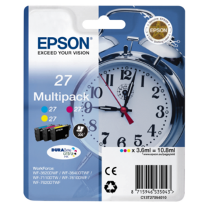 Epson 27 Original Druckerpatronen Multipack Gelb Cyan Magenta T2705