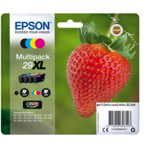 Epson 29XL Original Druckerpatronen Multipack Schwarz Cyan Magenta Gelb T2996