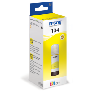 Epson C13T00P440 Original Tintenbehälter 104 Gelb EcoTank