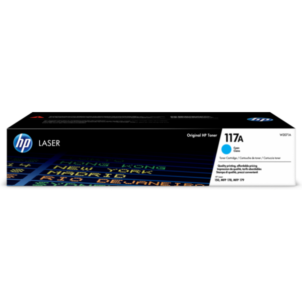 HP W2071A / 117A Original Toner Cyan für ca. 700 Seiten