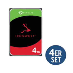 Seagate 4er Set IronWolf NAS HDD ST4000VN008 - 4 TB 3