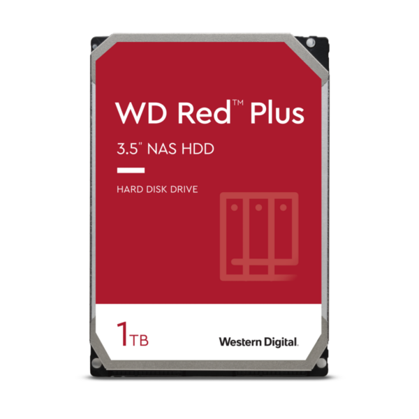 WD Red Plus WD10EFRX - 1 TB 5400 rpm 64 MB 3