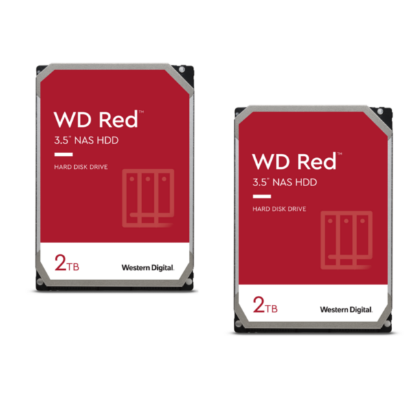 WD Red 2er Set WD20EFAX - 2 TB 5400 rpm 64 MB 3