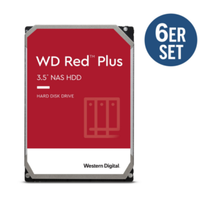 WD Red Plus 6er Set WD80EFZZ - 8 TB 5640 rpm 128 MB 3
