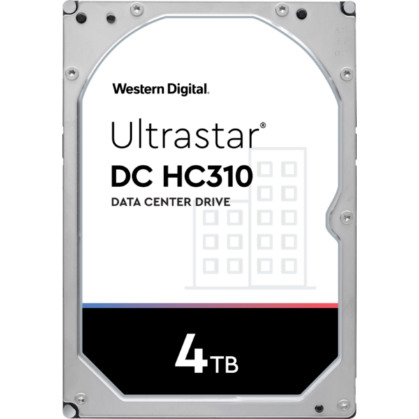 Western Digital Ultrastar DC HC310 4TB - 7200rpm 256MB 3.5 Zoll SAS 512E SEP37K6