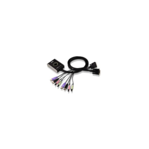 Aten CS682 2-Port USB DVI Kabel KVM Switch mit Audio und Remote