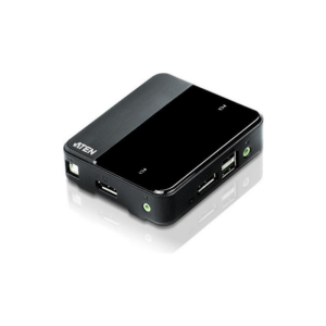 Aten CS782DP 2-Port USB 4K Display-Port Kabel KVM Switch + USB Peripherie Supp.