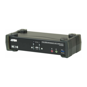 Aten CS1922M 2-Port USB 4K Display-Port Kabel KVM MST Switch + USB 3.0 Periph.