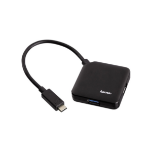 Hama USB 3.1 Type-C Hub 1:4 bus-powered schwarz 135750