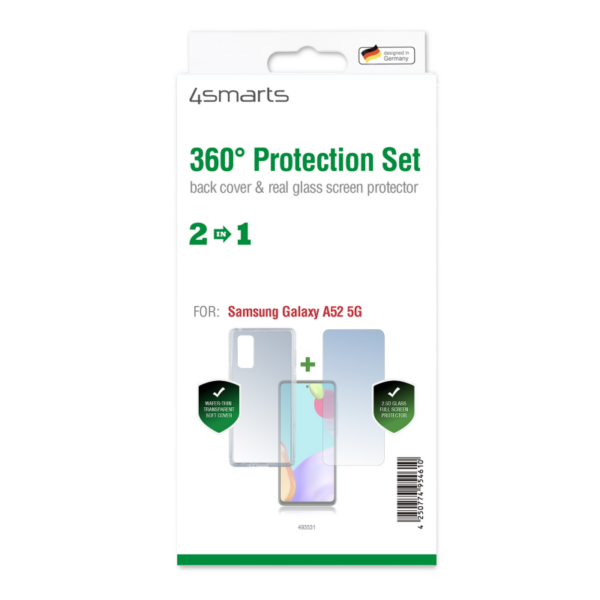 4smarts 360° Protection Set für Samsung Galaxy A52 5G