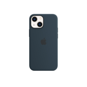 Apple Original iPhone 13 Mini Silikon Case mit MagSafe Abyssblau