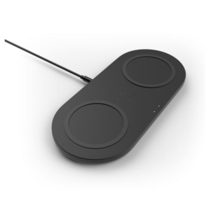 Belkin 2x 10W Dual Wireless Charging Pad mit Netzteil Schwarz