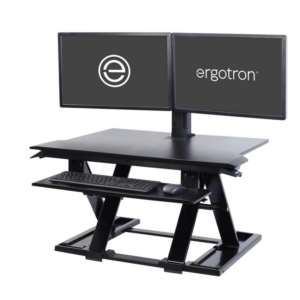 Ergotron WorkFit-TX Ergonomischer Schreibtischaufsatz schwarz 33-467-921