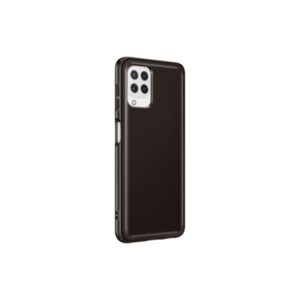 Samsung Soft Clear Cover EF-QA226 für Galaxy A22 LTE Schwarz