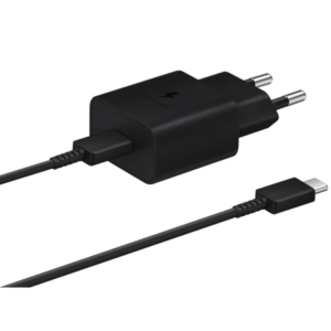 Samsung EP-T1510 Schnellladegerät mit USB-C-Kabel schwarz EP-T1510XBEGEU