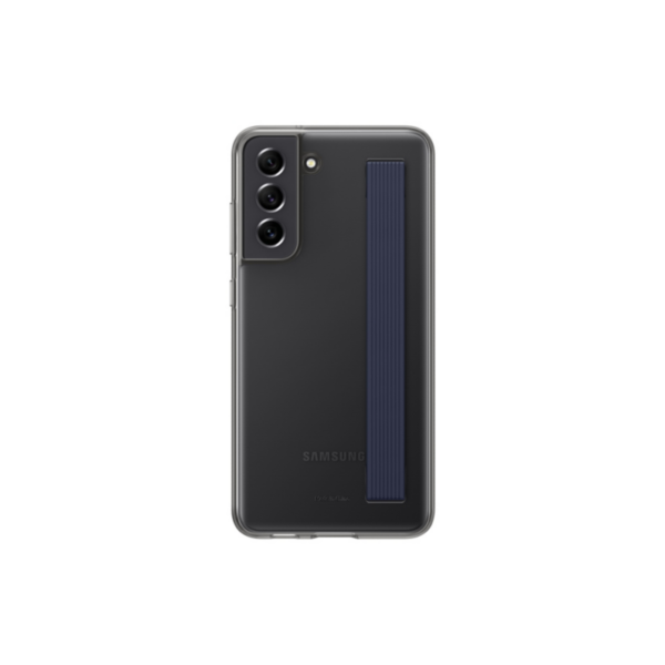 Samsung Slim Strap Cover EF-XG990 für Galaxy S21 FE Schwarz EF-XG990CBEGWW