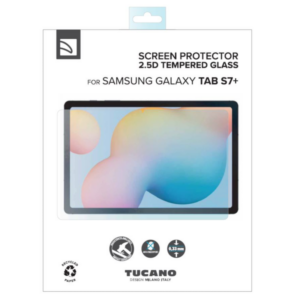 Tucano Schutzfolie aus gehärtetem Glas für Samsung Tab S8+ / S7+