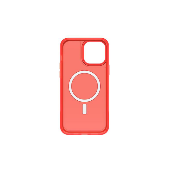 OtterBox Symmetry Plus Clear MagSafe Apple iPhone 13 Pro Max translucent red