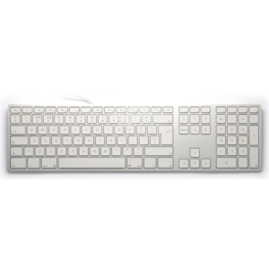 Matias Aluminum Erweiterte USB Tastatur UK-Layout für Mac OS