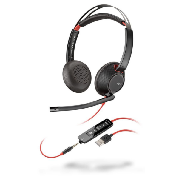 Poly Blackwire C5220 - 5200 Series -Stereo Headset USB-A