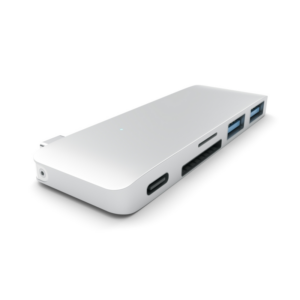 Satechi USB-C Passthrough Hub Silber für Macbook 12"