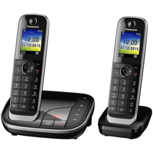 Panasonic KX-TGJ322GB schnurloses Duo DECT Festnetztelefon inkl. AB