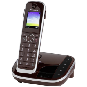 Panasonic KX-TGJ320GR schnurloses DECT Festnetztelefon mit AB weinrot