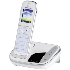 Panasonic KX-TGJ320GW schnurloses DECT Festnetztelefon mit AB weiß