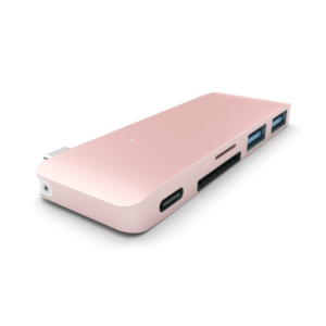 Satechi USB-C Passthrough Hub Rose Gold für Macbook 12"
