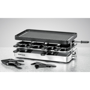 Rommelsbacher RC 1400 Raclette-Grill Aluminium-Gehäuse