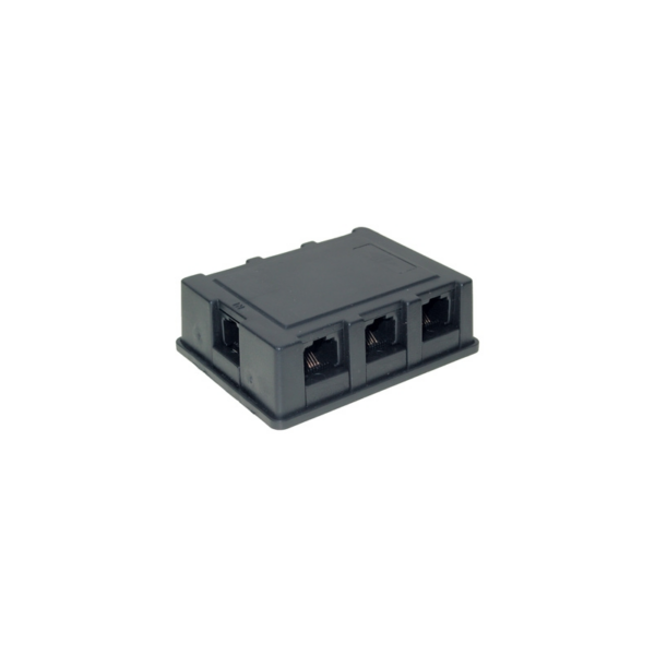 Good Connections ISDN Verteilerbox 3m 1x RJ45 zu 6x RJ45 Adapter schwarz