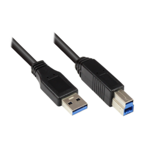 Good Connections USB 3.0 Kabel 3m A-B schwarz